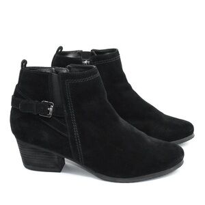 Blondo Irda Black Suede Waterproof Bootie